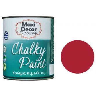 Maxi Decor χρώμα κιμωλίας chalky paint 750ml Μπορντώ (525)