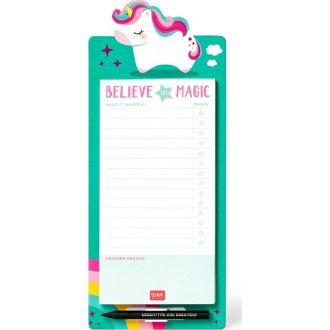 Legami don't forget magnetic note pad - Unicorn