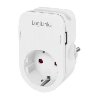Logilink protection socket 1 x schuko with usb/type-C (PA0259)