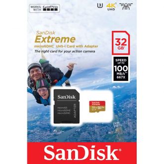 Sandisk microSDXC ActionEtreme Memory Card 32Gb (SDSQXA2-032G-GNAA)(SANSDSQXAF-032G-GN6AA)