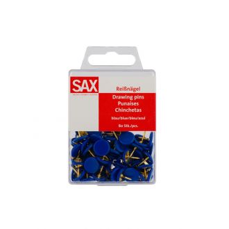 Sax πινέζες μπλε 80τμχ.