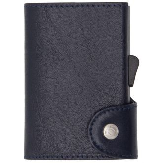Troika Card Holder C-Secure Aluminum with Genuine Leather Montana (CS-VWCH001)