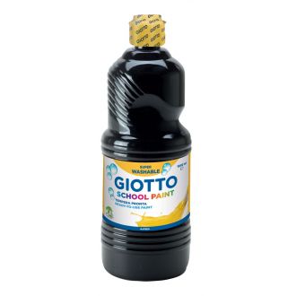 Giotto Τέμπερα μπoυκάλι 1000ml Μαύρο (0535524)