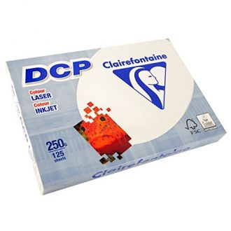 Clairefontaine DCP Χαρτί εκτύπωσης A4 250gr 125 Φύλλων Λευκό (1857)