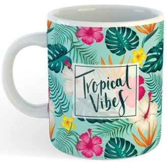 i-total ceramic mug 295ml - Tropical Vibes