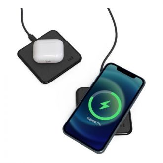 INE recycled leather wireless charger